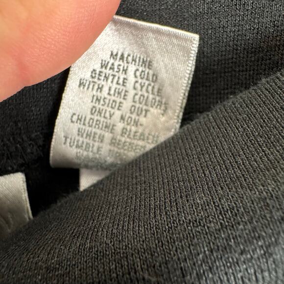 Zenergy By Chico's Black Cotton Blend Casual Mid Rise Sweatpants Size M - Picture 6 of 6